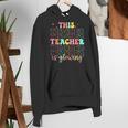 Groovy This Teacher Is Glowing Hello Summer End Of School Women's Hoodie, Groovy Teacher Hoodies, funny gift Groovy This Teacher Is Glowing Hello Summer End Of School Women's Hoodie, Groovy Teacher Hoodies, funny gift