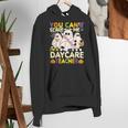 Halloween You Can't Scare Me I'm a Daycare Teacher Ghost Women's Hoodie, funny gift