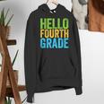 Hello Fourth Grade Shirt 4th Grade Boy Girl Student Teacher Women's Hoodie, 4th Grade Teacher Hoodies, funny gift