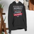 Some Heroes Wear Capes Others Teach 4th Grade Teacher Men Women Kids Women's Hoodie, 4th Grade Teacher Hoodies, funny gift