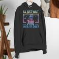 I'Ll Just Wait Until It's Quiet Skeleton Messy Bun Teacher Women's Hoodie, funny gift