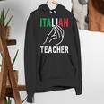 Italian Teacher Italy Italia Back To School First Day Women's Hoodie, funny gift