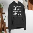 Let's Eat Kids Fun Dinosaurs Grammar Teacher Women's Hoodie, funny gift