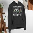 I Love Maths And Dogs Puppy Dog Lover Teacher Student Women's Hoodie, funny gift I Love Maths And Dogs Puppy Dog Lover Teacher Student Women's Hoodie, funny gift