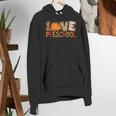 Love Preschool Happy Fall Thanksgiving Women Teacher Women's Hoodie, funny gift