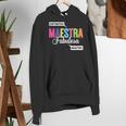 Maestra Fabulosa Bilingual Spanish Espanol Teacher School Women's Hoodie, funny gift