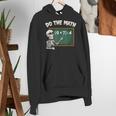 Do The Math 67 Meme Joke Halloween Skeleton Math Teacher Women's Hoodie, funny gift