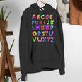 Monster ABC Cute Alphabet Halloween Teacher Costume Kids Women's Hoodie, funny gift
