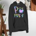 P Is For Pre-K Preschool Teacher Tie Dye Back To School Women's Hoodie, funny gift