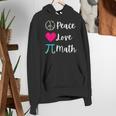 Peace Love Math Maths Teacher Pi Symbol Men Women Women's Hoodie, funny gift