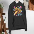 Pencil Leopard Coquette Bow Teacher Life Back To School Women's Hoodie, funny gift