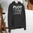 Plot It Builds Character Book Reading Teacher Women's Hoodie, funny gift Plot It Builds Character Book Reading Teacher Women's Hoodie, funny gift