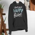 Put On A Happy Face Music Music Teacher Women's Hoodie, funny gift