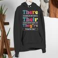 There Their They'Re English Teacher Grammar Memes Women's Hoodie, English Teacher Hoodies, funny gift