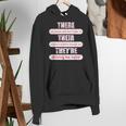 There Their They'Re Teacher English Grammar Police Women's Hoodie, English Teacher Hoodies, funny gift There Their They'Re Teacher English Grammar Police Women's Hoodie, English Teacher Hoodies, funny gift