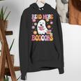 Read More Books Groovy Halloween Teacher Women Women's Hoodie, Groovy Teacher Hoodies, funny gift