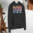 Retro Aloha Third Grade Teacher Summer Vacation Beach Hawaii Women's Hoodie, funny gift