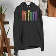 Retro Be Kind ASL Deaf Teacher Sign Language Gay Pride Women's Hoodie, funny gift