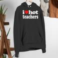 Retro I Love Hot Teachers Vintage I Heart Hot Teacher Men Women Girls Kids Women's Hoodie, funny gift