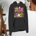 Retro Trick Or Teach Leopard Ghost Halloween Spooky Teacher Women's Hoodie, funny gift Retro Trick Or Teach Leopard Ghost Halloween Spooky Teacher Women's Hoodie, funny gift