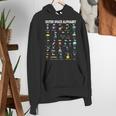 Space Alphabet Galaxy Astronaut Planets Student Teacher Women's Hoodie, funny gift