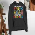 I Teach Pre-K Superheroes Students Teacher Back To School Women's Hoodie, funny gift I Teach Pre-K Superheroes Students Teacher Back To School Women's Hoodie, funny gift