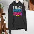 I Teach Rockstars Tee Orchestra Music Teacher Back To School Women's Hoodie, funny gift