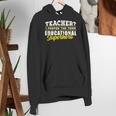 Teacher Educational Superhero School Teachers Women's Hoodie, funny gift