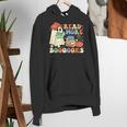 Teacher Halloween Cute Booooks Ghost Read More Books Women's Hoodie, funny gift