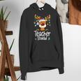 Teacher Squad Red Plaid Rudolph Reindeer Christmas Women's Hoodie, funny gift Teacher Squad Red Plaid Rudolph Reindeer Christmas Women's Hoodie, funny gift