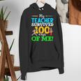 My Teacher Survived 100 Days Of Me Dab 100 Days Of School For Men Women Kids Women's Hoodie, funny gift
