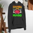 Teacher Teachers Love Brains Skeleton Hand Heart Halloween Women's Hoodie, funny gift Teacher Teachers Love Brains Skeleton Hand Heart Halloween Women's Hoodie, funny gift