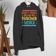 Teacher Voice Teacherlife Primary School Teacher Women's Hoodie, funny gift