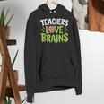 Teachers Love Brains Halloween Teacher Zombie Women's Hoodie, funny gift Teachers Love Brains Halloween Teacher Zombie Women's Hoodie, funny gift
