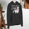 Teachers Testing Day Test Day No Prob Llama Teacher Women's Hoodie, funny gift