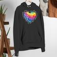Teaching Is a Work Of Heart Tie Dye Hippie For Teacher For Men Women Girls Kids Women's Hoodie, funny gift
