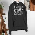 That's a Sharp Not a Hashtag Music Teacher Musicians Women's Hoodie, funny gift
