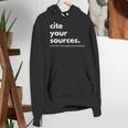 History Teacher Cite Your Sources Women's Hoodie, History Teacher Hoodies, funny gift