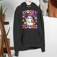 Trick Or Teach Spooky Teacher Ghost Halloween Teacher Women's Hoodie, funny gift