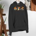Turkey Reading Books Fall Thanksgiving Teacher Book Lovers Women's Hoodie, funny gift