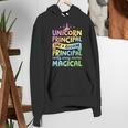Unicorn Principal Back To School Teacher Appreciation Women's Hoodie, funny gift