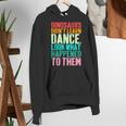 Vintage Dinosaurs Didn't Learn Dance Dance Teacher Women's Hoodie, funny gift