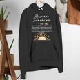 Vintage Human Sunshine Definition Teachers Mom Boss Women Women's Hoodie, funny gift