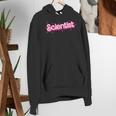 Women Retro Pink Scientist Science Teacher Back To School Women's Hoodie, Science Teacher Hoodies, funny gift