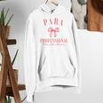 Coquette Bow Paraprofessional School Para Squad Teacher Aide Women's Hoodie, funny gift Coquette Bow Paraprofessional School Para Squad Teacher Aide Women's Hoodie, funny gift