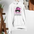 CTE Teacher In October We Wear Pink Breast Cancer Awareness Women's Hoodie, funny gift