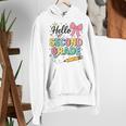 Cute Hello Second Grade Back To School Coquette Teacher Girl Women's Hoodie, funny gift Cute Hello Second Grade Back To School Coquette Teacher Girl Women's Hoodie, funny gift