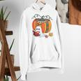 Fall Book Pumpkin Books Ghost Reading Halloween Teacher Women's Hoodie, funny gift Fall Book Pumpkin Books Ghost Reading Halloween Teacher Women's Hoodie, funny gift