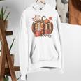 Fall Book Pumpkin Retro Reading Halloween Teacher Women's Hoodie, funny gift Fall Book Pumpkin Retro Reading Halloween Teacher Women's Hoodie, funny gift
