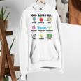 God Says Im Teacher Christian Back To School Religious Women's Hoodie, funny gift God Says Im Teacher Christian Back To School Religious Women's Hoodie, funny gift